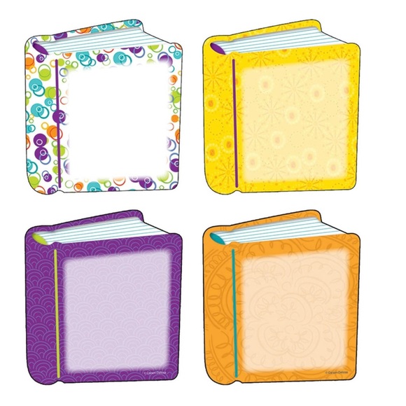 New/Repackaged-Carson Dellosa Book Bulletin Board Cut-Outs - Picture 1 of 3
